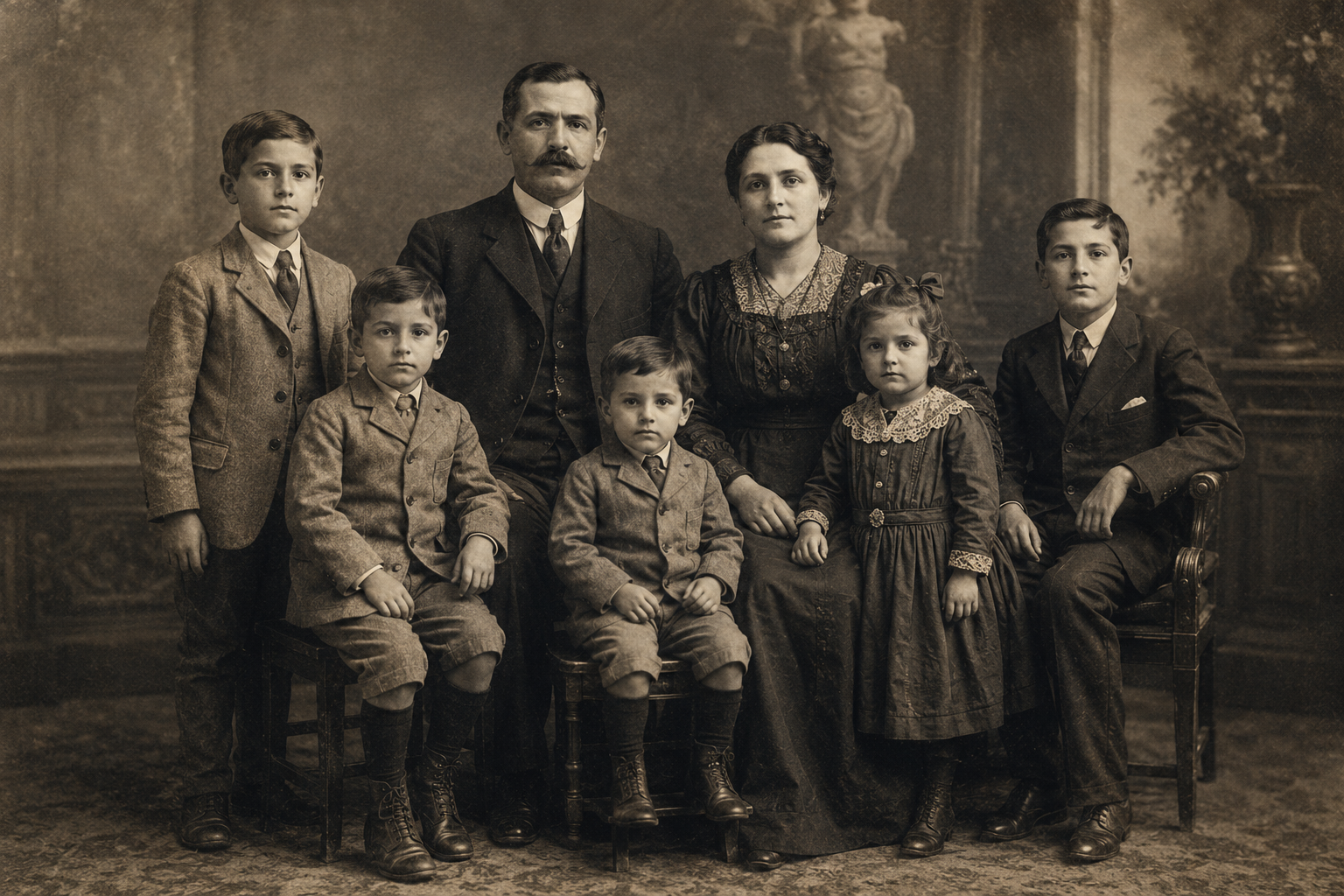 Família com raízes italianas